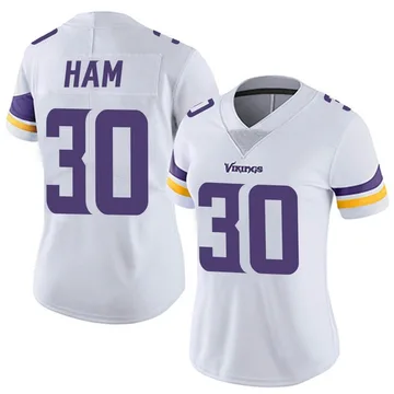 C.J. Ham Minnesota Vikings Men's Purple by Flanker Tri-Blend T-Shirt 