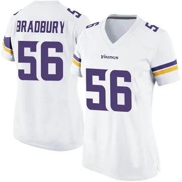 Men's Nike Garrett Bradbury Purple Minnesota Vikings Game Jersey