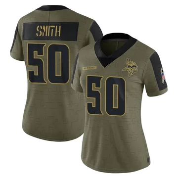 Nike Seahawks 50 K.J. Wright Olive Camo Salute To Service Limited