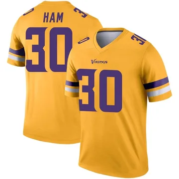 C.J. Ham Minnesota Vikings Men's Legend Purple Color Rush T-Shirt