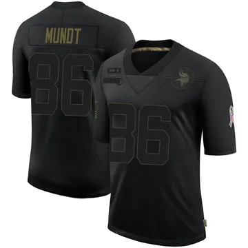 Men's Nike Johnny Mundt Purple Minnesota Vikings Game Player Jersey