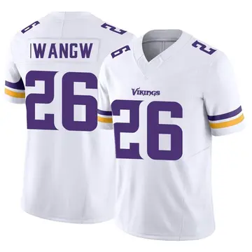 Kene Nwangwu Minnesota Vikings Youth Purple Distressed Name & Number  Tri-Blend T-Shirt